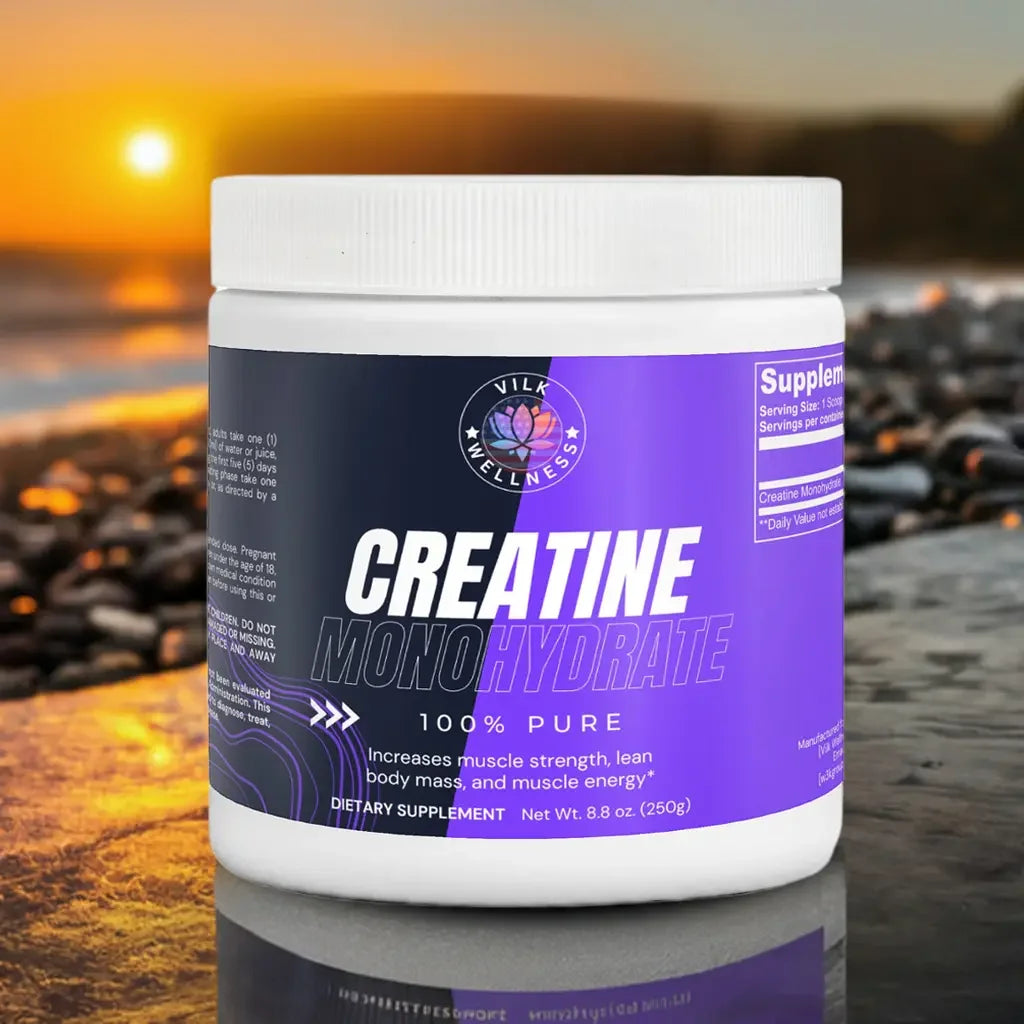 100% Pure Creatine Monohydrate - Vilk Wellness