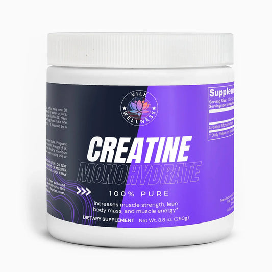 100% Pure Creatine Monohydrate - Vilk Wellness